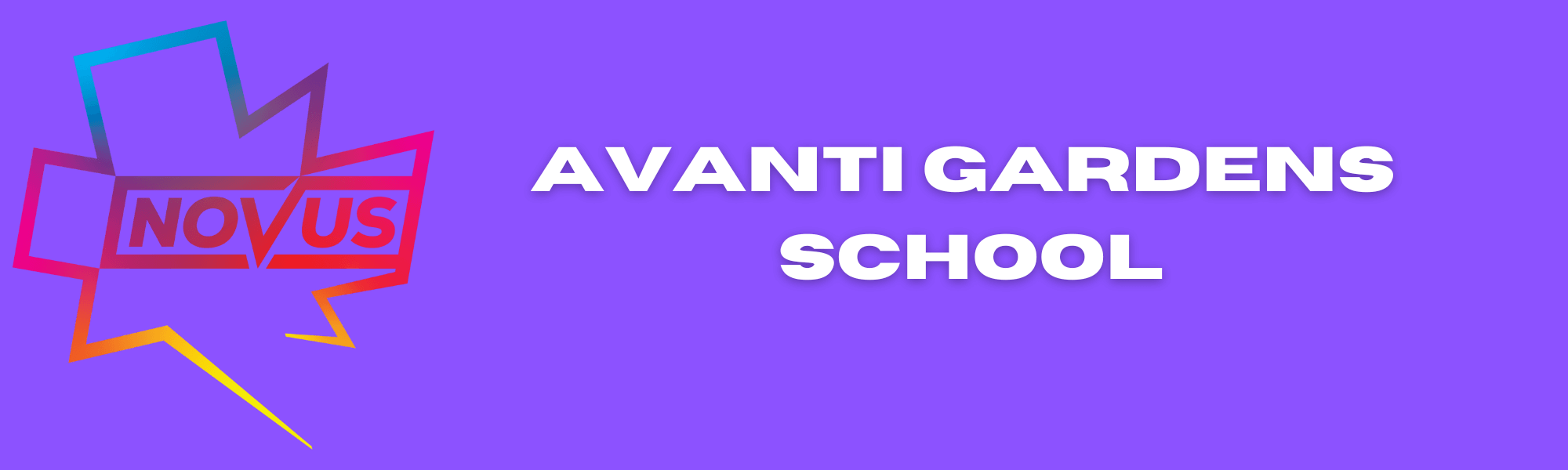 Avanti Gardens School Banner