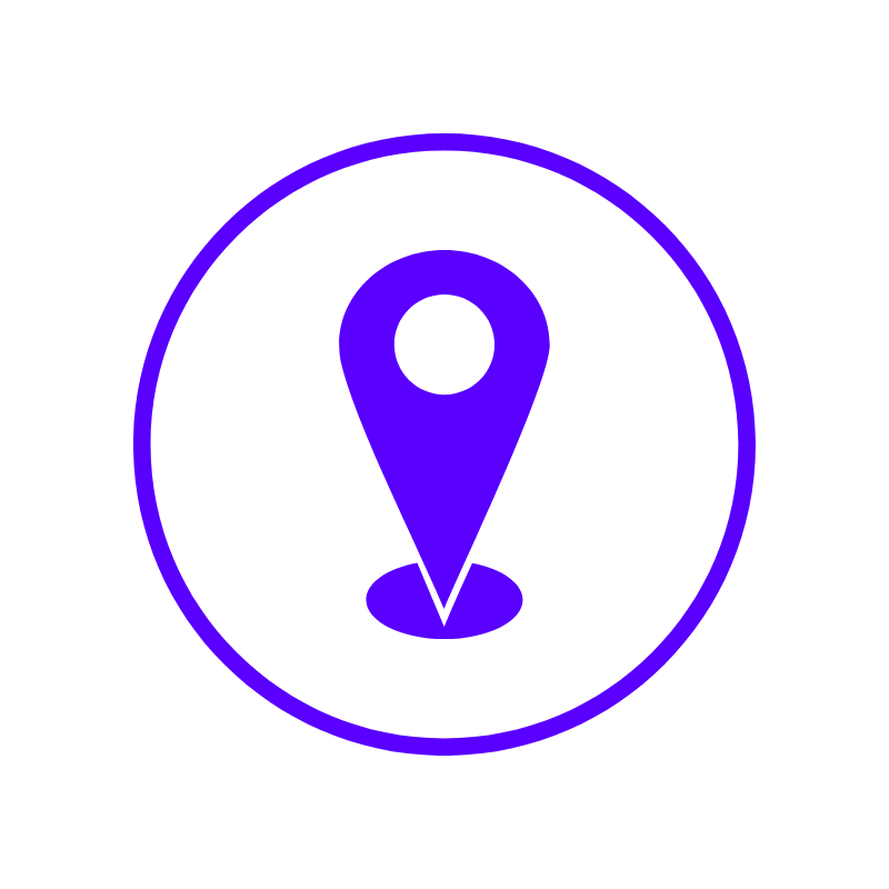 Address Icon Blue