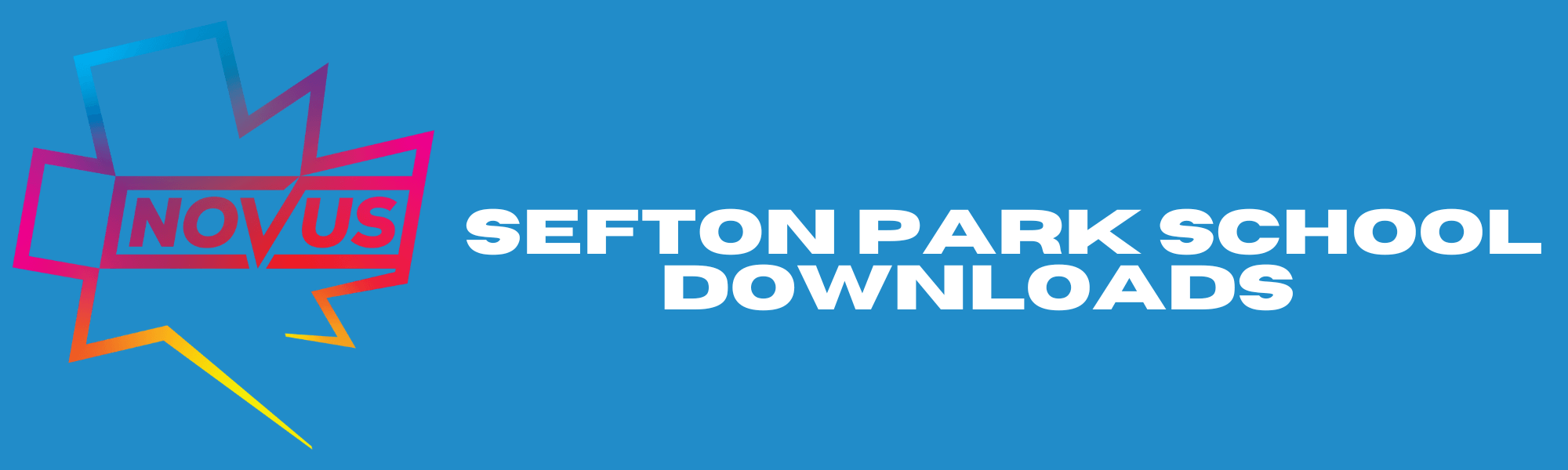 Sefton Park School Download Banner